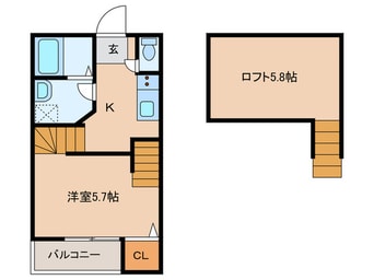 間取図 Ｃｒｅｏ千早参番館