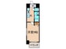 LE　GRAND　BLEU　TROIS 1Kの間取り