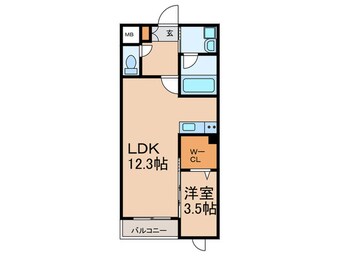 間取図 LIFE　FIELD久留米