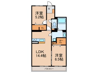 間取図 GRAN　GRACE久留米南1