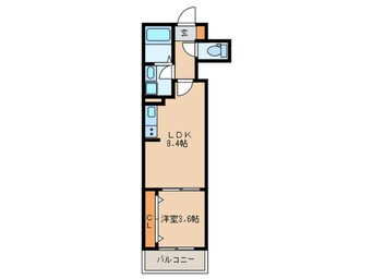 間取図 サンクレシア戸畑駅前Ⅱ