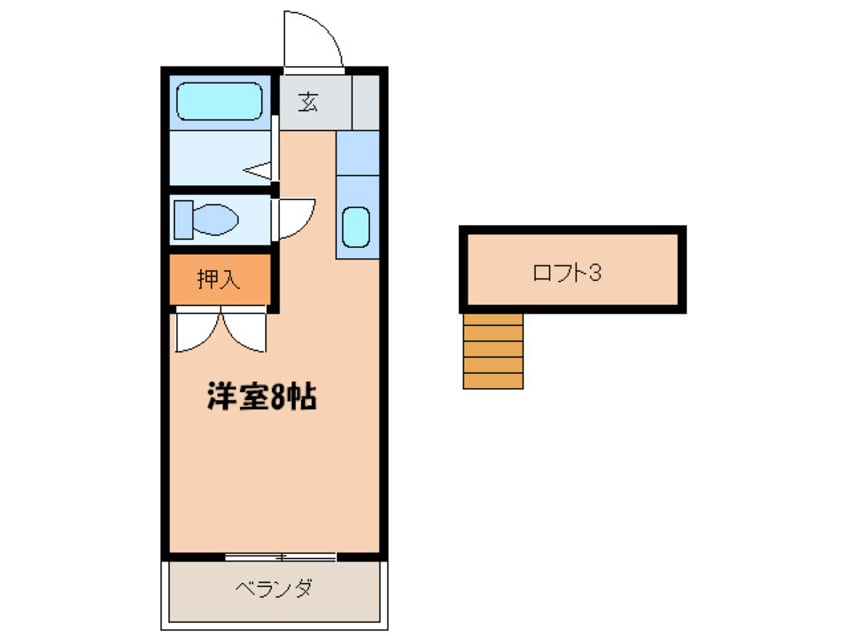 間取図 ベルハイツ