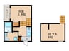フローラ博多南 1Rの間取り
