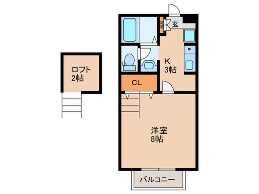 間取図 セジュールアミ