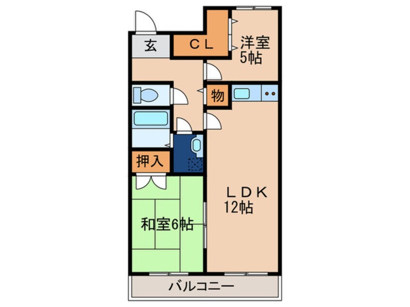 間取図 ブルーム三ヶ森