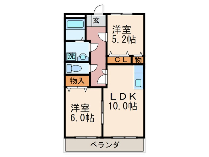 間取図 メゾン・フルール