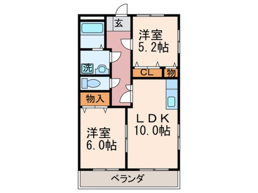 間取図 メゾン・フルール