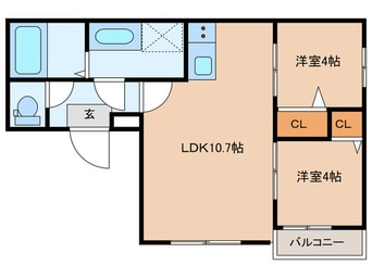 間取図 仮)カトレア和白