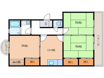 間取図 高嶋ハイツ