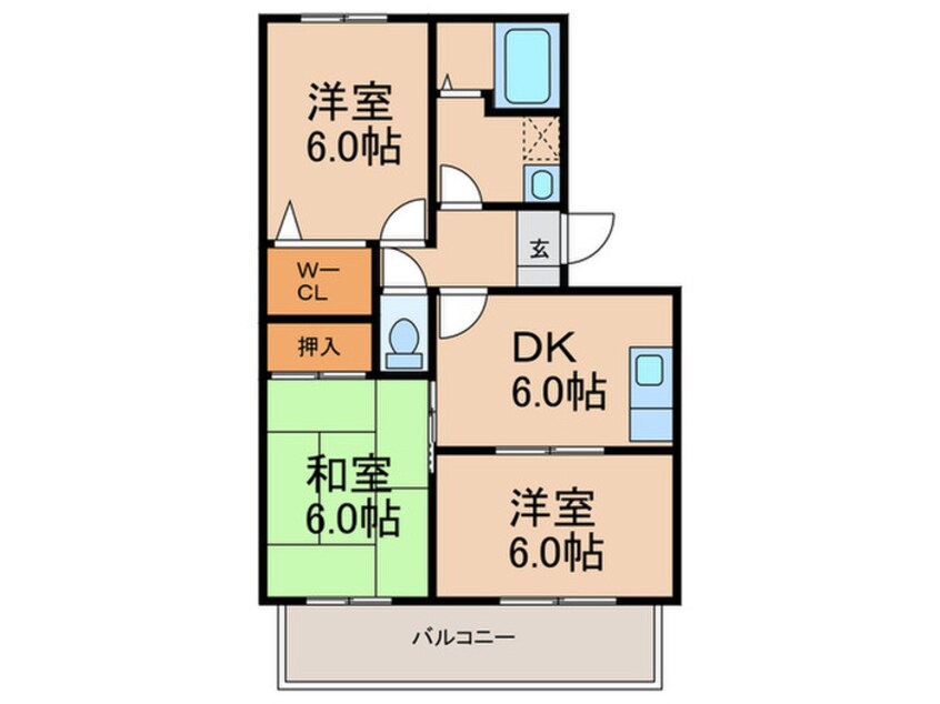間取図 ハイカムールエル Ｃ棟