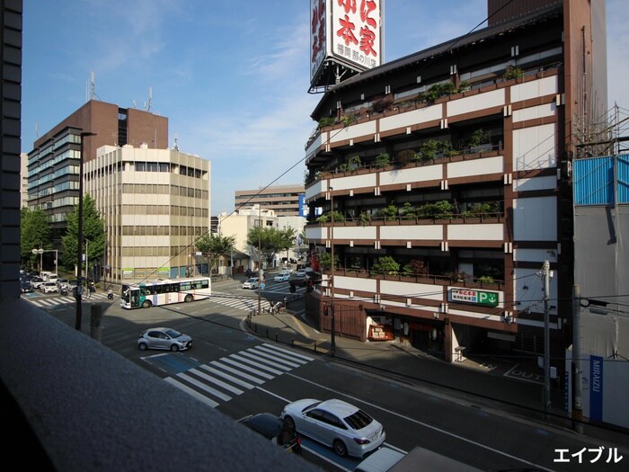 室内からの展望 アヴァンセ那の川