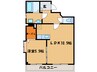 アルブルソレイユ 1LDKの間取り