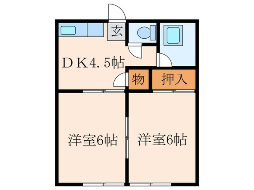 間取図 妙友ハイツ