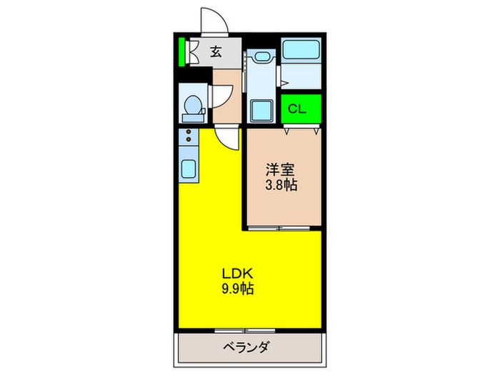 間取り図 Gran Hill 福大前