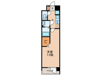 間取図 MELDIA Clarest 西新南