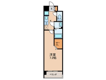 間取図 MELDIA Clarest 西新南