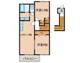 メゾンシャンボ－ルの間取図