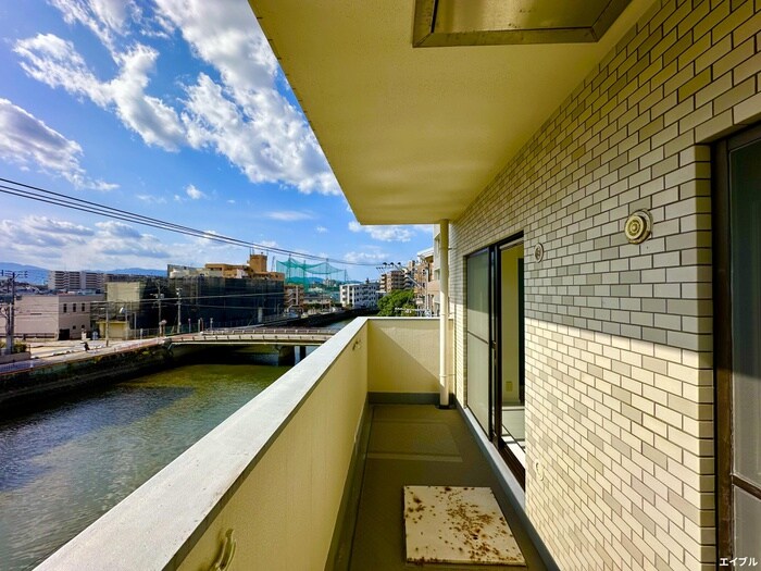 ベランダ・バルコニー ﾗｲｵﾝｽﾞﾏﾝｼｮﾝ鳥飼第2(401)