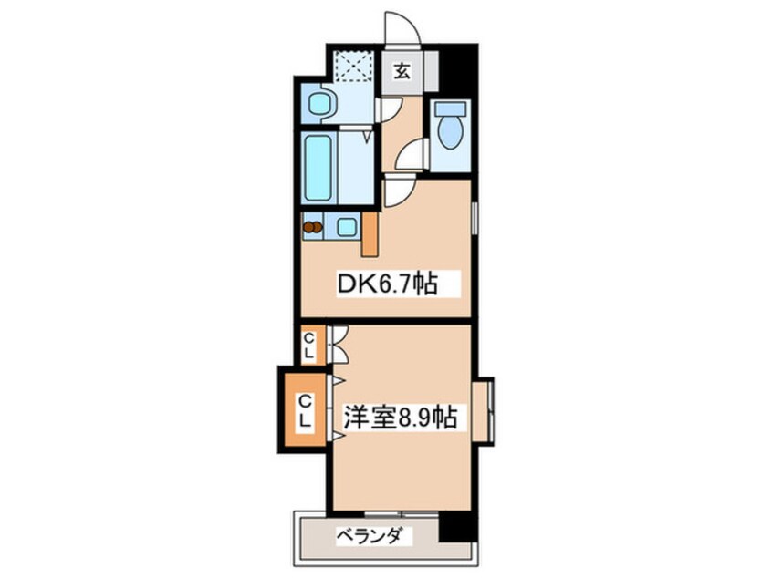 間取図 ウイングコ－ト水城