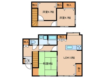 間取図 力丸町戸建