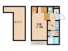 REVEUR箱崎 1Rの間取り