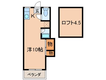 間取図 シティベール東筑