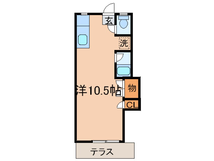 間取図 シティベール東筑