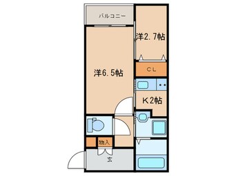 間取図 リアンレガーロ平尾ステーション