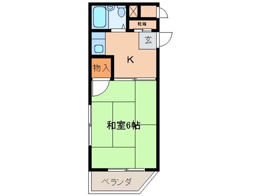 間取図 パルム県庁前