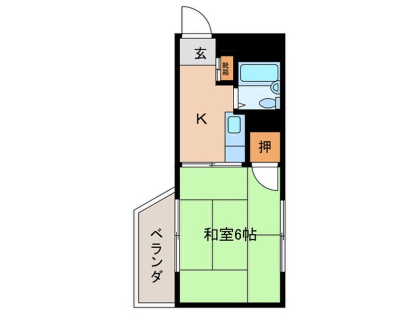 間取図 パルム県庁前