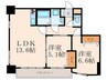 ＭＤＩロイヤルレジデンス大手町 2LDKの間取り