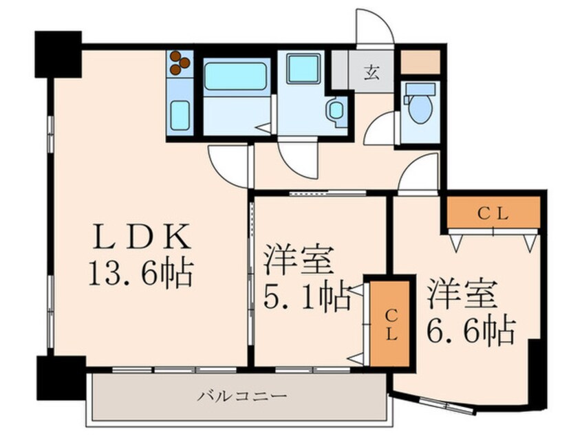 間取図 ＭＤＩロイヤルレジデンス大手町