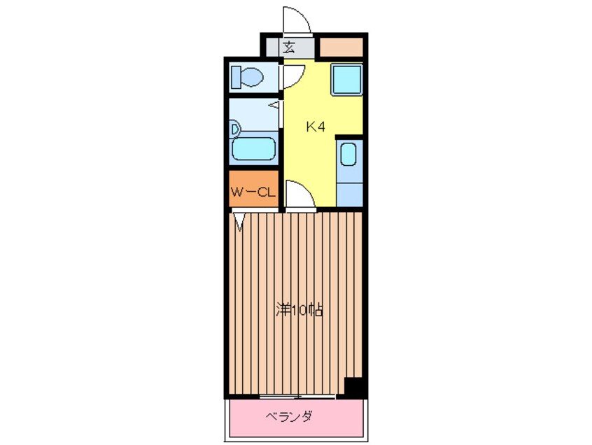 間取図 ギャラン文教