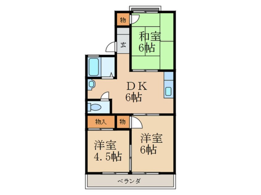 間取図 グランディール志井