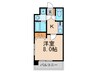ＩＬ ＣＯＲＴＩＬＥ 1Kの間取り