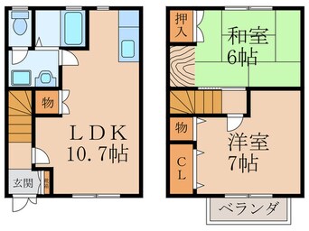 間取図 NDコーポ