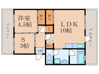 間取図 オアシス中曽根