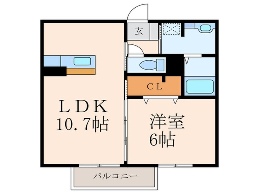 間取図 コープアールエムⅠ