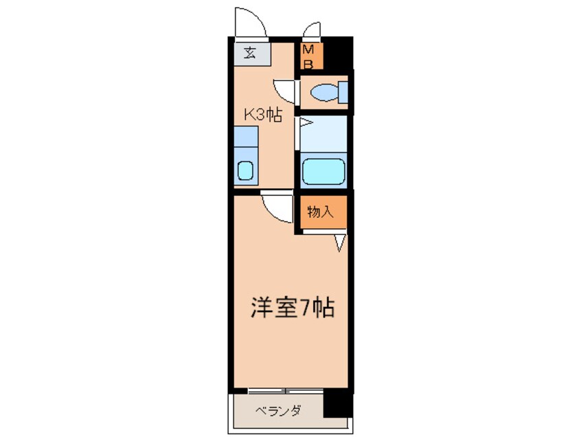 間取図 ロイヤルヒルズ黒崎壱番館