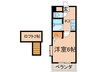 ロイヤルヒルズ黒崎壱番館 1Kの間取り