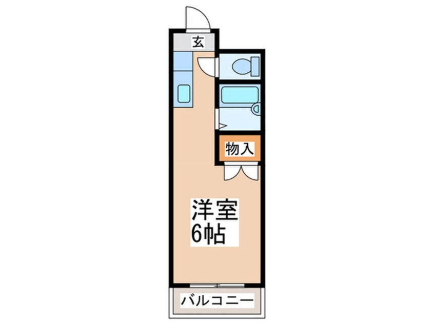 間取図 パシフィック紫Ⅲ