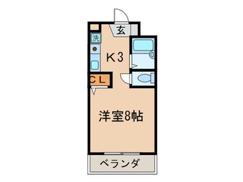 間取図 ウィンディ大浦