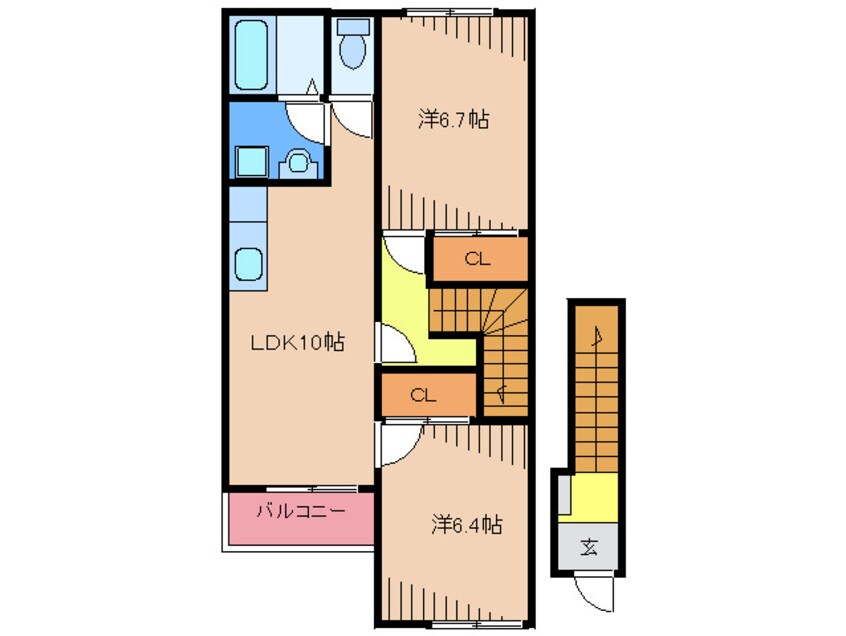 間取図 ストロベリ－Ａ