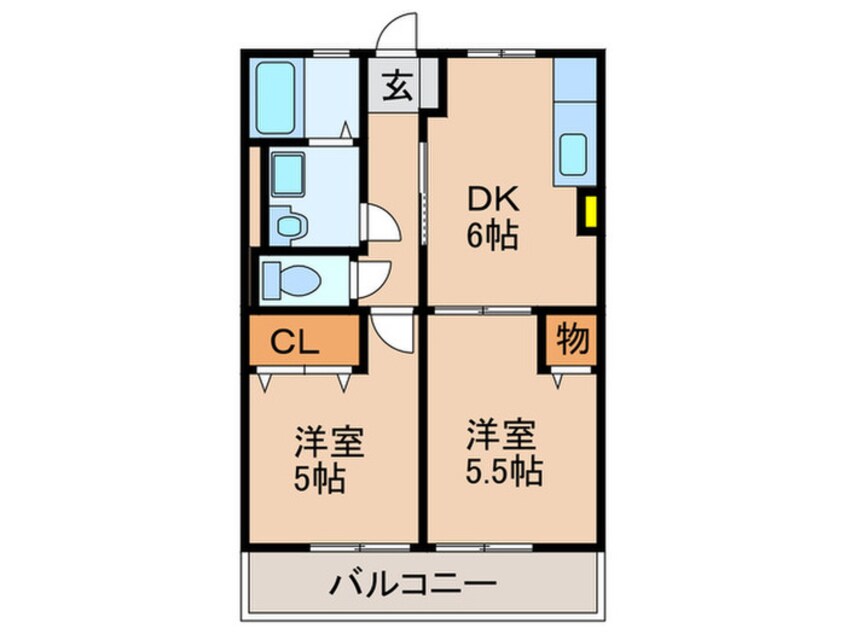 間取図 プライムハウス２２