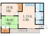 プレミアム紅梅 2LDKの間取り