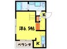 Ｈａｕｓｅ高宮 1Rの間取り