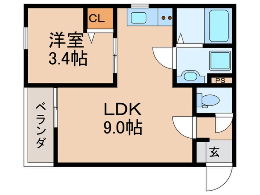 間取図 ベルモ