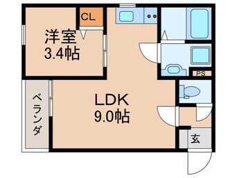 間取図 ベルモ