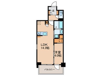 間取図 バウスステージ大濠