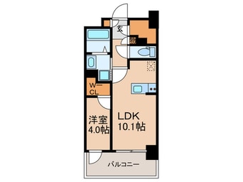 間取図 バウスステージ大濠